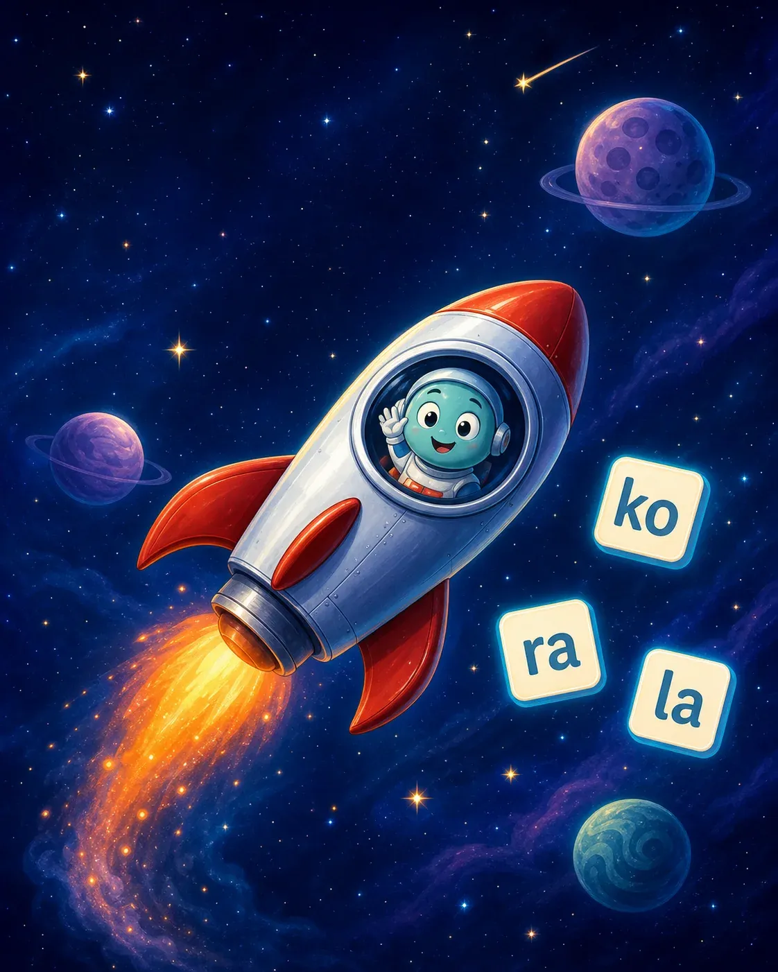 Okładka serii Kosmiczny Kod Sylab